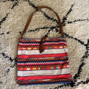 Love stitch Cross body tote